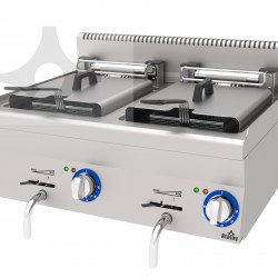  Atalay Atalay E AEF-860 Elektrikli Fritöz 24 Litre Çiftli Fritöz 80x60x30